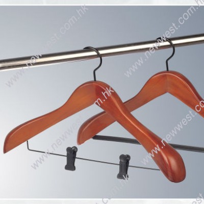 Hot Sale thick Hight Quality Hotel Wooden hanger