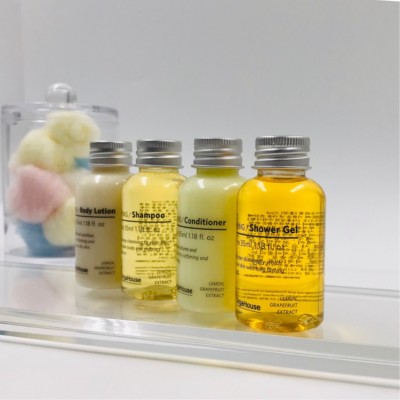 45ml Liquid Soap in PET Bottle with Aluminum Cap