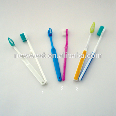 mini plastic hotel toothbrush